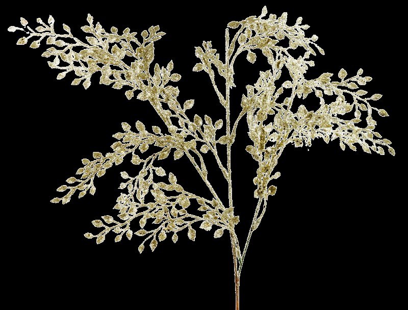 Picture of Christmas Glitter Leaves 63cm